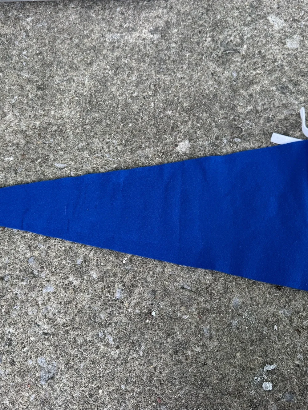 Drake university Blue and White Felt smaller Pennant Banner